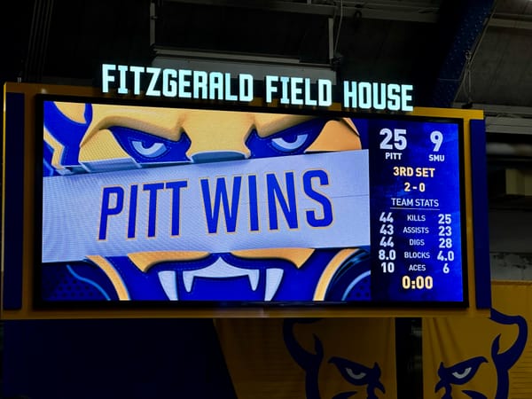 #1 Pitt War Machine rolls over SMU behind Babcock's dominant evening