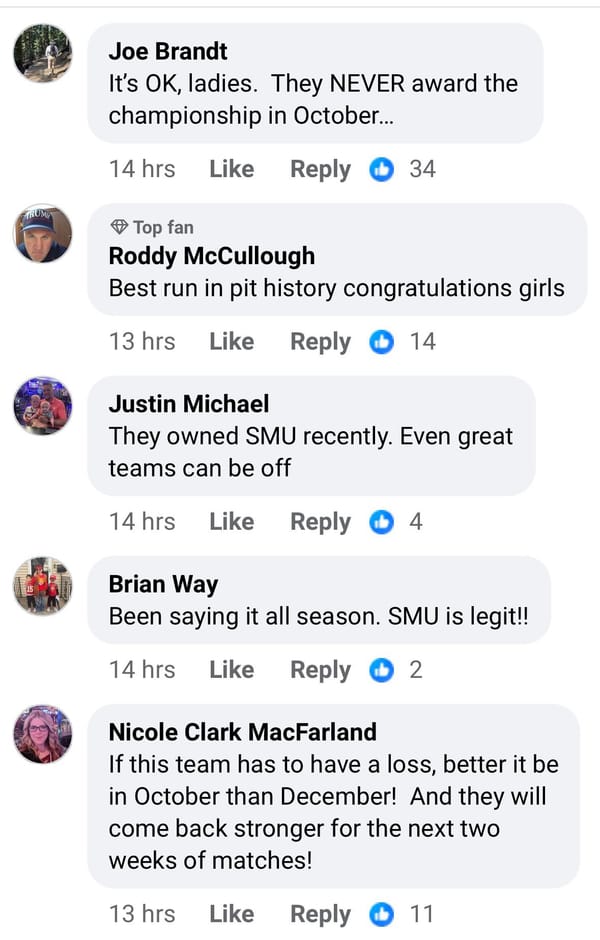Pitt Volleyball's Facebook Page is How College Sports Fandom Ought To Be